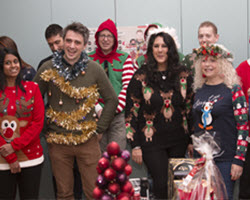 Intersurgical charity Christmas Jumper Day