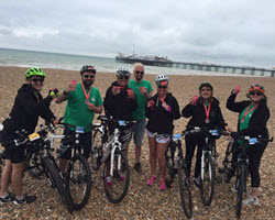 Intersurgical charity supporting the London to Brighton Cycle Ride