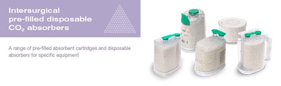 Intersurgical CO2 Absorbents pre-filled absorbent cannisters